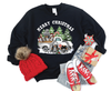 Gnomes On The Go: Vintage Truck Christmas Crewneck