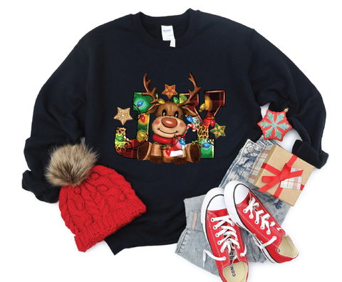 Joy Reindeer Crewneck