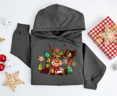 Joy Reindeer Hoodie