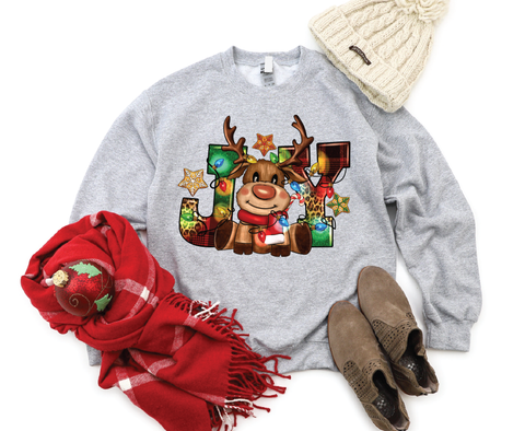 Joy Reindeer Crewneck