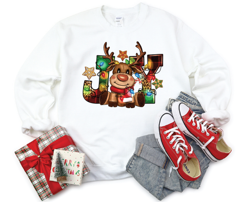 Joy Reindeer Crewneck