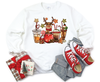 Cozy Cheers: 'Reindeer Holiday Drinks' Crewneck