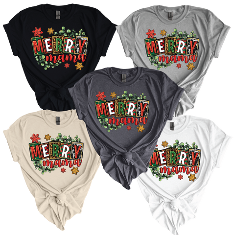 Merry Mama's Festive Season: Christmas Spirit Softstyle Shirt