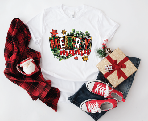 Merry Mama's Festive Season: Christmas Spirit Softstyle Shirt