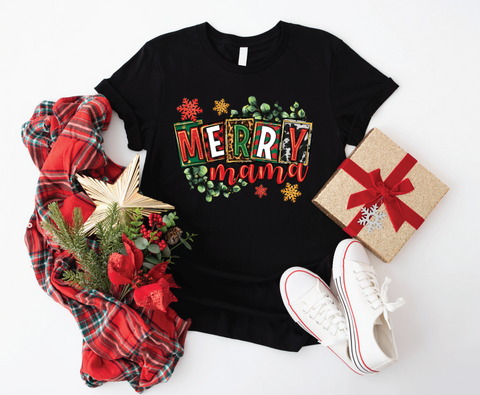 Merry Mama's Festive Season: Christmas Spirit Softstyle Shirt