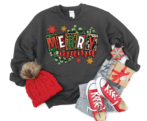Merry Mama's Festive Season: Christmas Spirit Crewneck