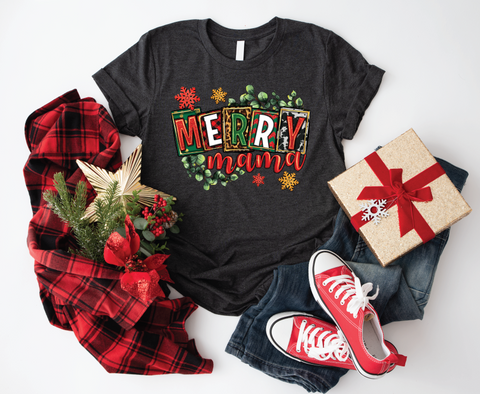 Merry Mama's Festive Season: Christmas Spirit Softstyle Shirt