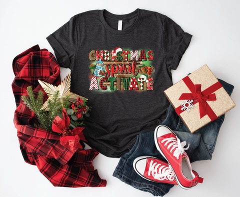 Festive Mom Mode: Christmas Spirit Activate Softstyle Shirt