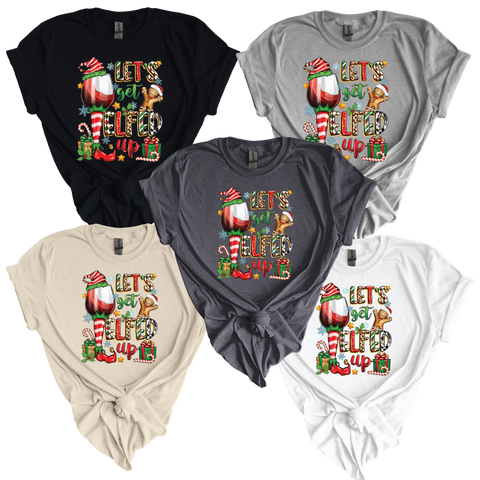 Sip & Elf: Wine Mom's Holiday Softstyle Shirt