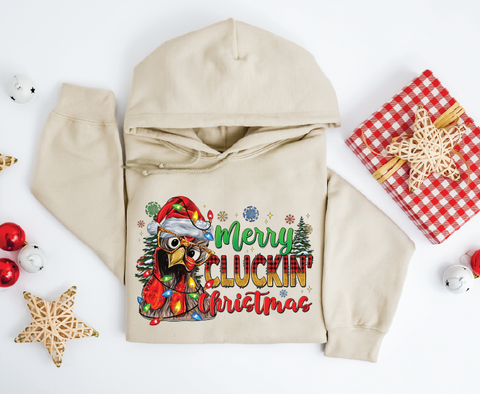 Merry Cluckin' Christmas: Festive Chicken Hoodie