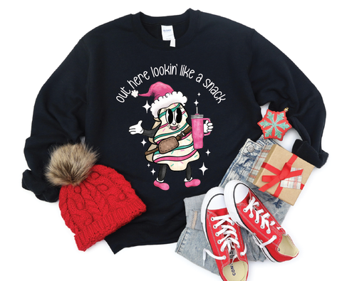 Holiday MVP: Christmas Snack Cake Crewneck