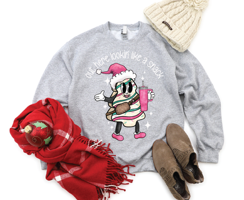 Holiday MVP: Christmas Snack Cake Crewneck