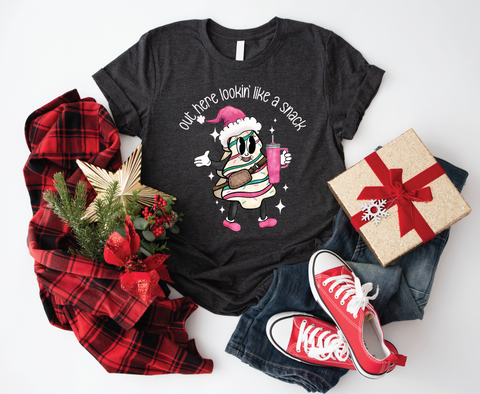 Holiday MVP: Christmas Snack Cake Softstyle Shirt