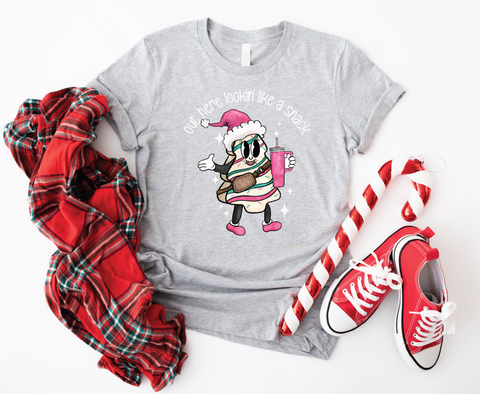 Holiday MVP: Christmas Snack Cake Softstyle Shirt