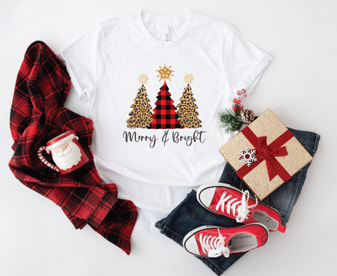 Merry & Bright Evergreen Elegance: Christmas Tree Softstyle Shirt