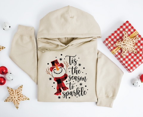 Festive Hoodie Delight: Tis The Season To Sparkle