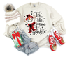 Festive Crewneck Delight: Tis the Season to Sparkle