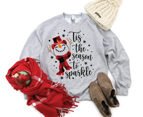 Festive Crewneck Delight: Tis the Season to Sparkle