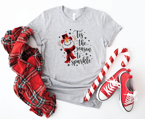 Festive Softstyle Shirt Delight: Tis The Season To Sparkle