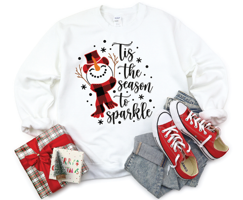 Festive Crewneck Delight: Tis the Season to Sparkle