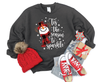 Festive Crewneck Delight: Tis the Season to Sparkle