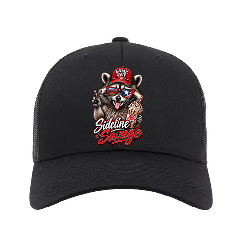 Nebraska Sideline Savage Raccoon Trucker Hat | Game Day Cap
