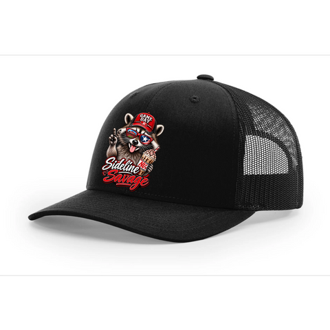 Nebraska Sideline Savage Raccoon Trucker Hat | Game Day Cap