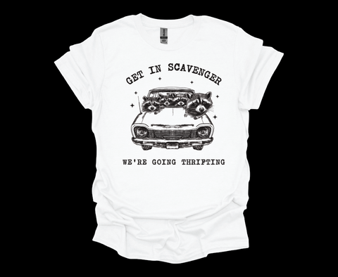 Thrifting Racoons - Softstyle Unisex T-Shirt