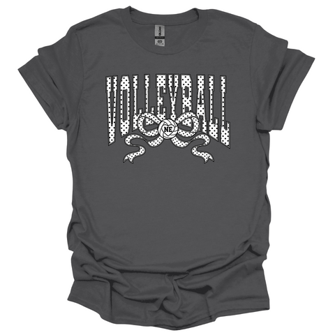 Stars, Bows & Volleyball – Nebraska Graphic T-Shirt