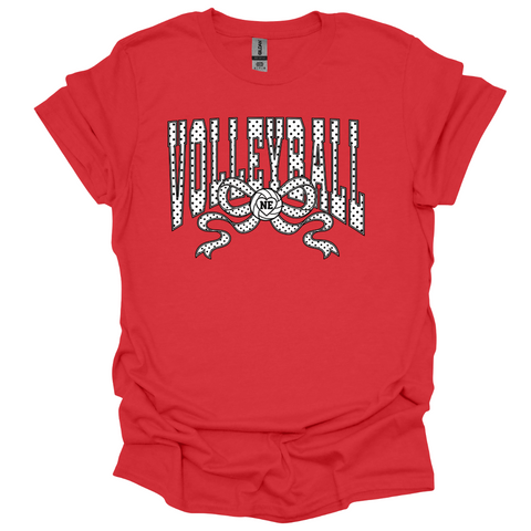Stars, Bows & Volleyball – Nebraska Graphic T-Shirt