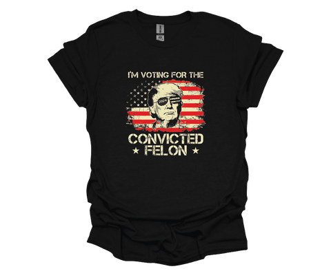 Voting for the Felon - Softstyle Unisex T-Shirt