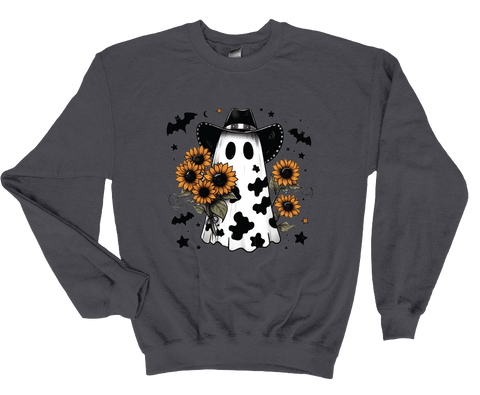Cowprint Ghost - Softstyle Unisex Crewneck