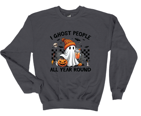 Ghost People Year Round - Softstyle Unisex Crewneck