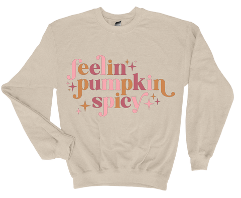 Feelin Pumpkin Spicy - Softstyle Unisex Crewneck