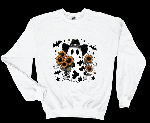 Cowprint Ghost - Softstyle Unisex Crewneck