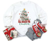 All Booked for Christmas Crewneck – Festive Sweater for Book Lovers - Cozy Crewneck