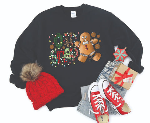 Oh Snap Gingerbread Christmas Sweatshirt- Cozy Crewneck