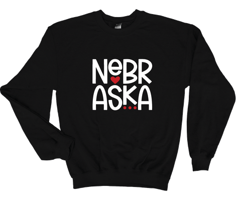 HUSKERS Glitter Spirit - Turn heads with some sparkle! -  Softstyle Unisex Crewneck