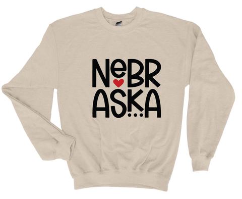 HUSKERS Glitter Spirit - Turn heads with some sparkle! -  Softstyle Unisex Crewneck