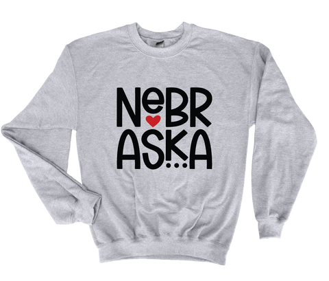 HUSKERS Glitter Spirit - Turn heads with some sparkle! -  Softstyle Unisex Crewneck