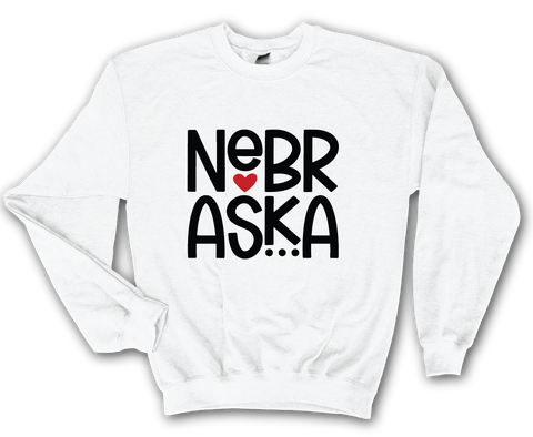 HUSKERS Glitter Spirit - Turn heads with some sparkle! -  Softstyle Unisex Crewneck