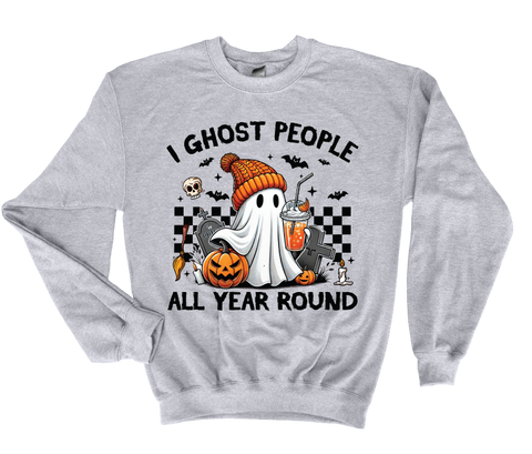 Ghost People Year Round - Softstyle Unisex Crewneck