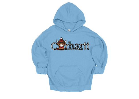 Carhartt Highland Cow Christmas Hoodie