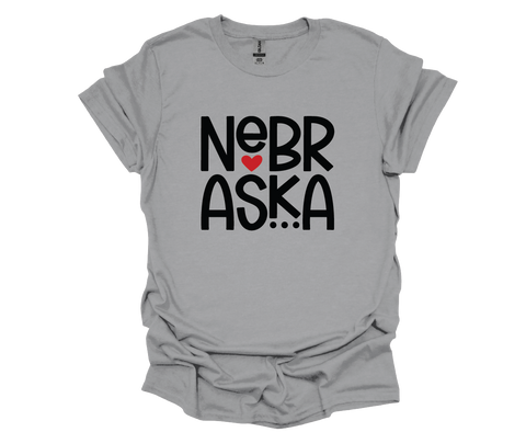 HUSKERS Glitter Spirit - Turn heads with some sparkle! -  Softstyle Tshirts