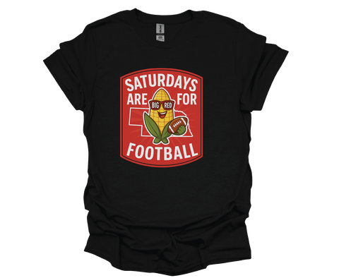 Saturdays are for football • GO Big Red - Soft Style Tshirt