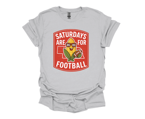 Saturdays are for football • GO Big Red - Soft Style Tshirt