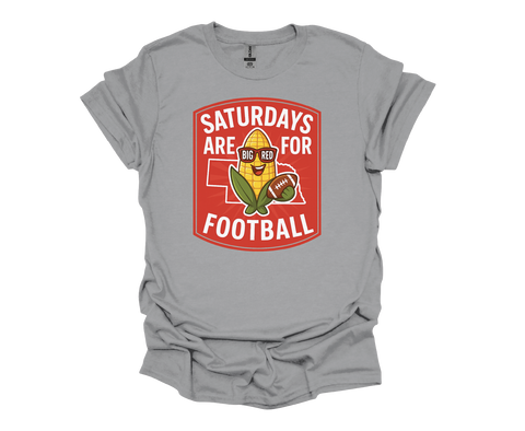 Saturdays are for football • GO Big Red - Soft Style Tshirt