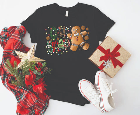 Title: Oh Snap Gingerbread Christmas  - Soft Style Tshirt