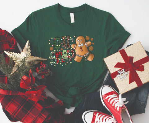 Title: Oh Snap Gingerbread Christmas  - Soft Style Tshirt