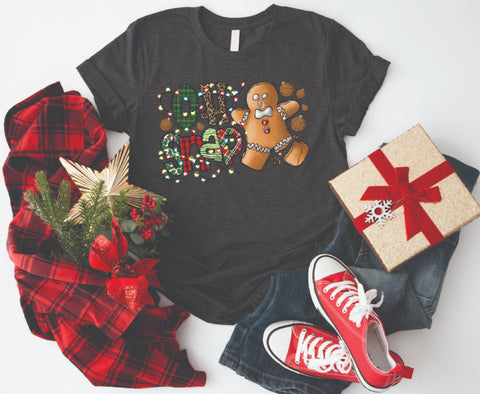 Title: Oh Snap Gingerbread Christmas  - Soft Style Tshirt